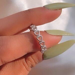 Chloe Heart Ring - Image 3